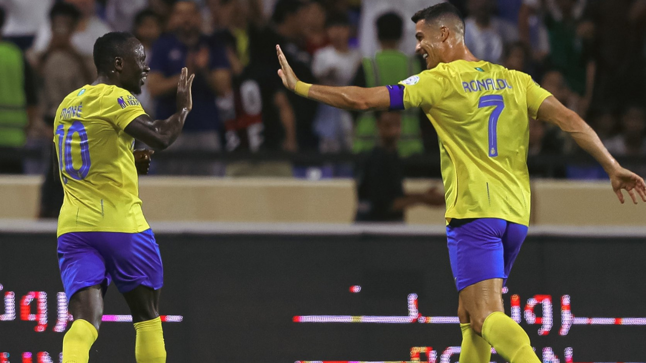 Cristiano Ronaldo and Sadio Mane