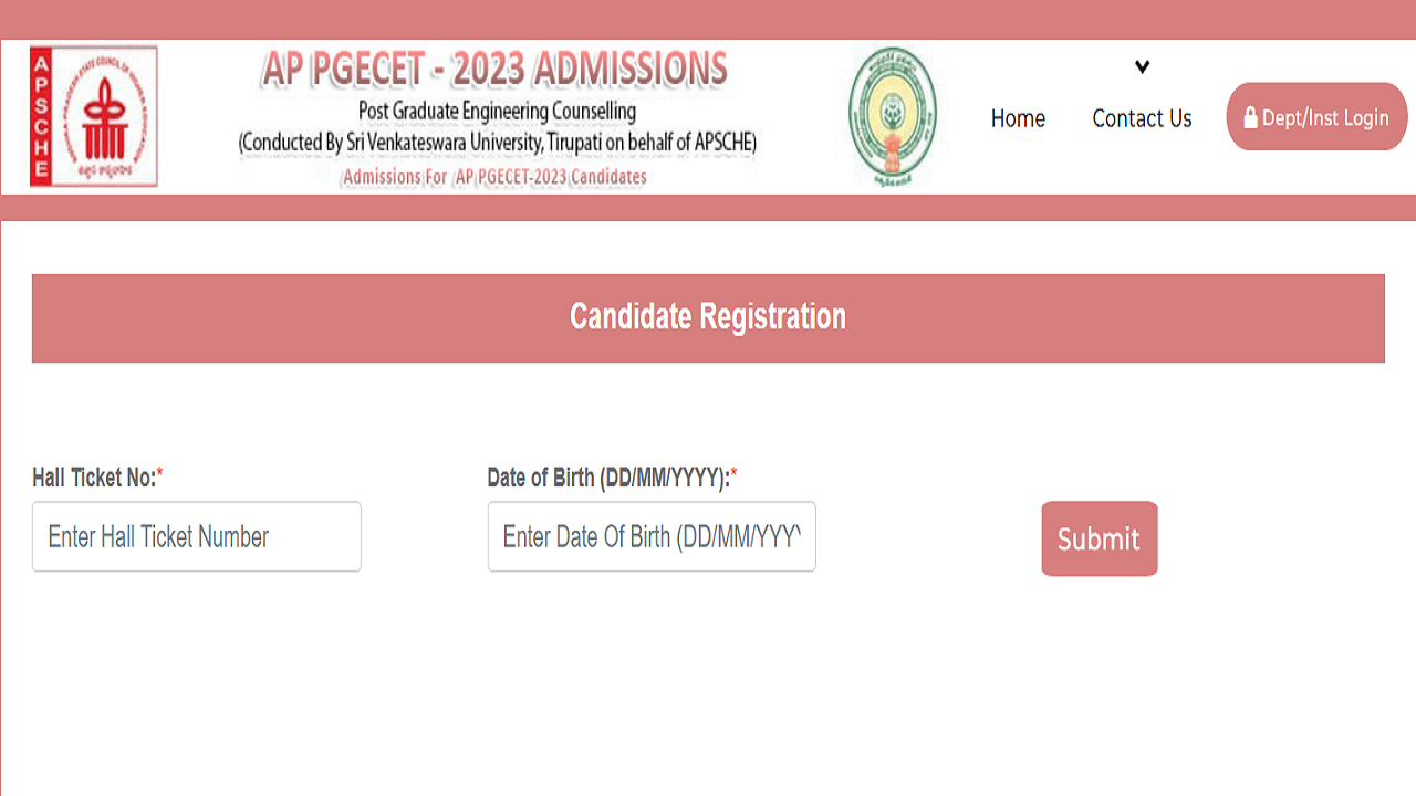 AP PGECET 2023 Counselling Registration Begins On Cets.apsche.ap.gov.in ...