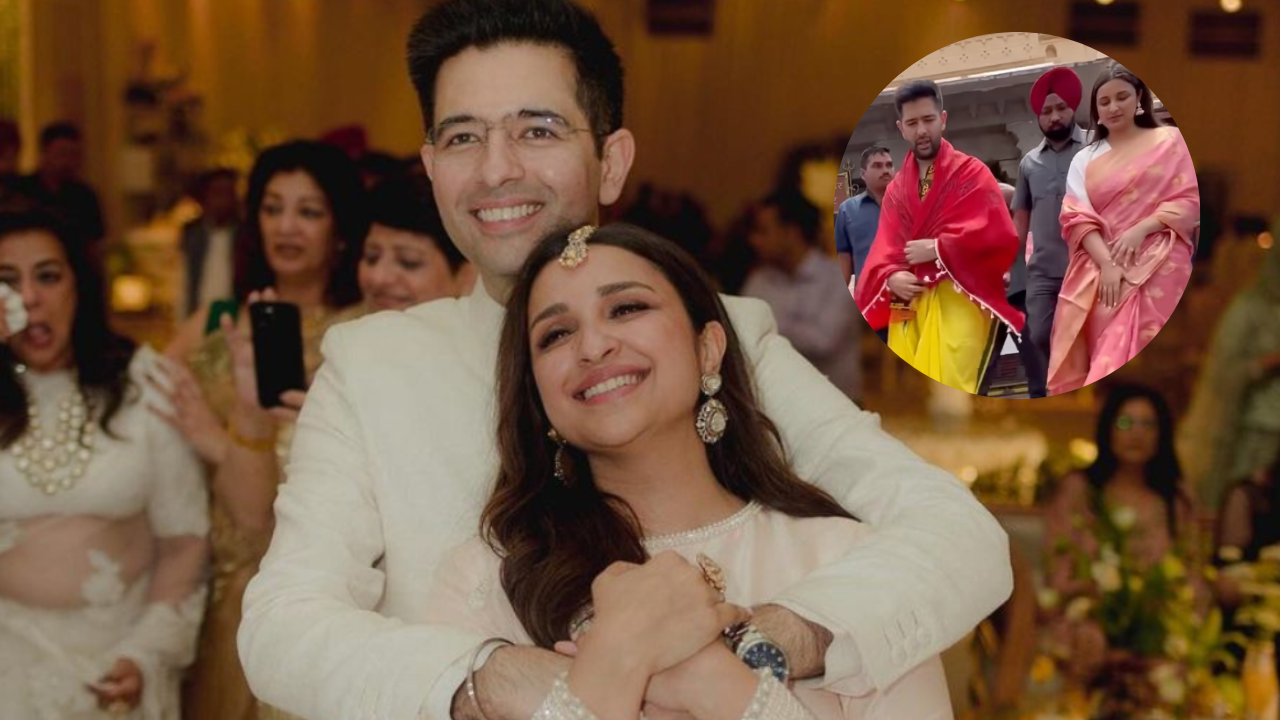 Parineeti Chopra, Raghav Chadha Perform Puja At Mahakaleshwar Temple In Ujjain Ahead Of Their Wedding In November