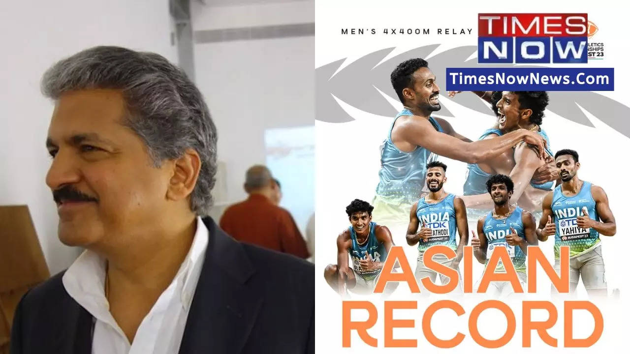 Anand Mahindra-Indian Relay Team