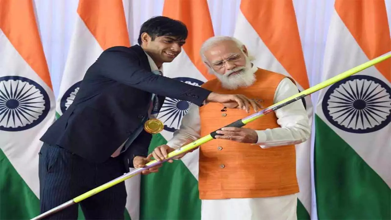 PM Modi Congratulates Neeraj Chopra On Historic Gold (File Photo)