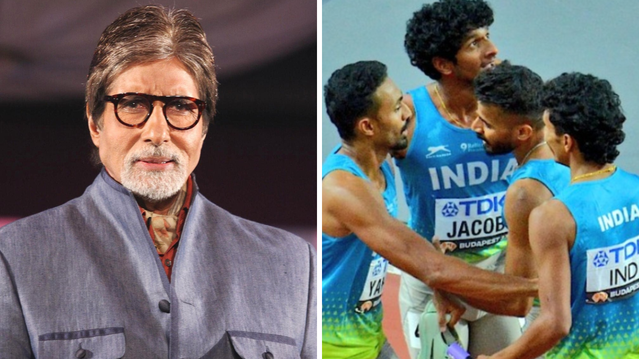 WAC 2023: Amitabh Bachchan, Shahid Kapoor And Others Laud India's 4X400 M Relay Team