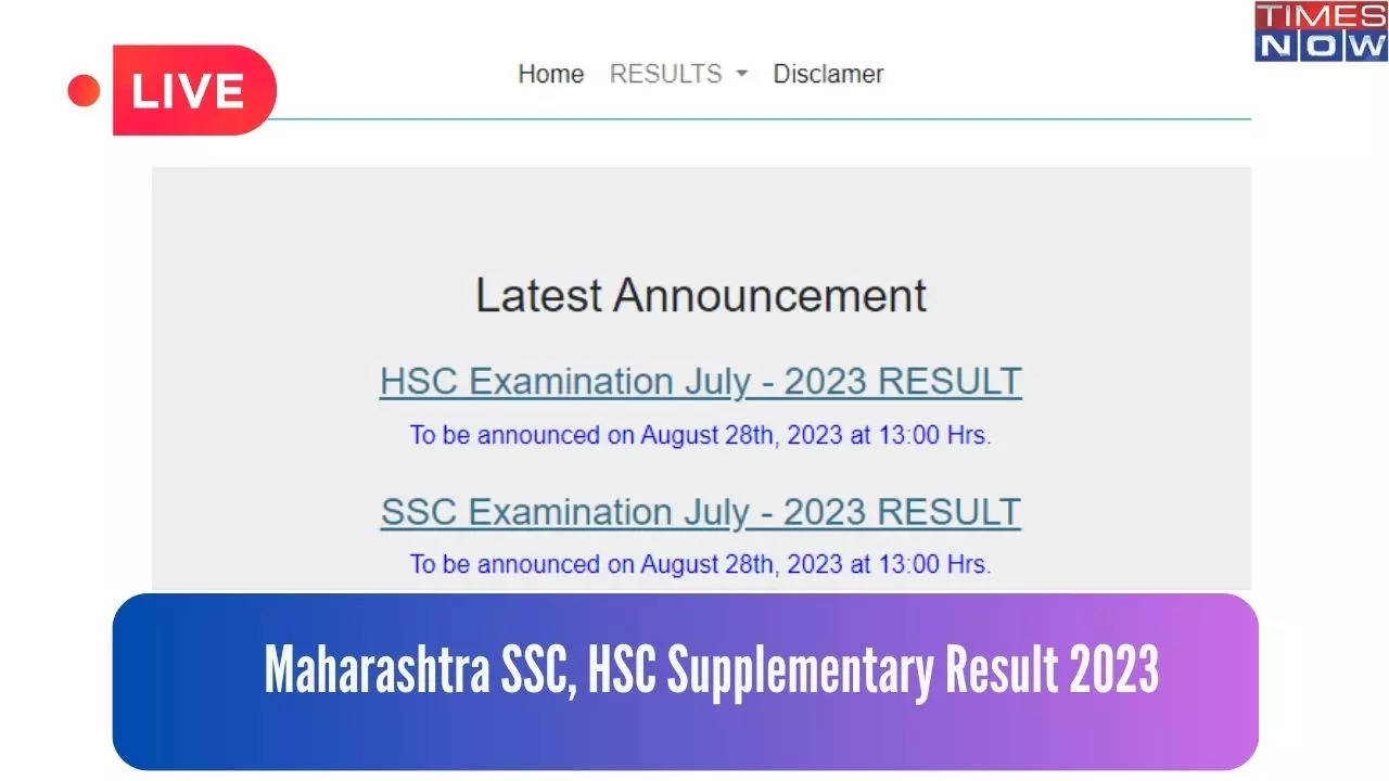 Maharashtra Hsc Ssc Supplementary Result 2023 Live Msbshse 10th 12th Supply Results Today On 5909