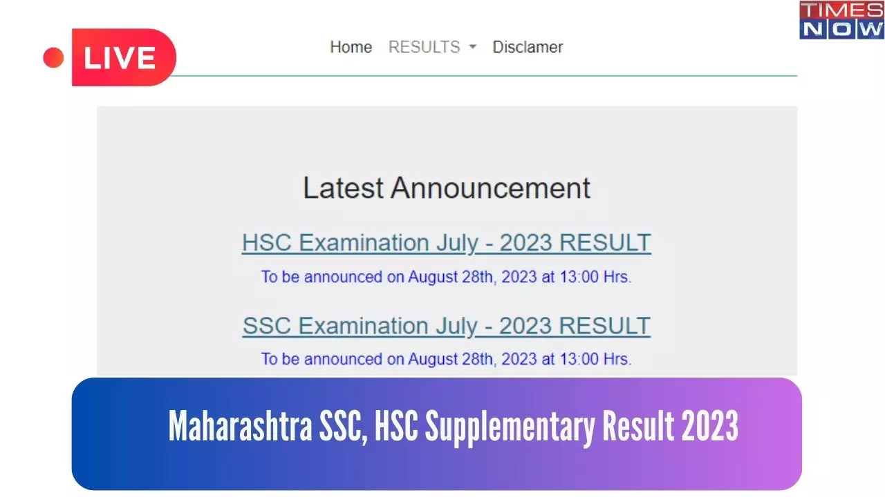 Maharashtra HSC SSC Supplementary Result 2023 Highlights MSBSHSE 10th 12th Supply DECLARED on mahresultnicin