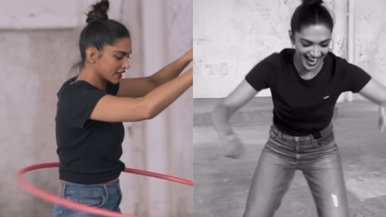 After Multiple Attempts, Deepika Padukone Finally Aces Hula Hoops And It's Too Dramatic To Miss