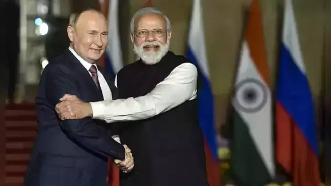 PM Modi and Putin.