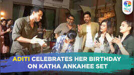 Aditi Sharma marks her birthday by celebrating on the sets of her show Katha Ankahee  TV News