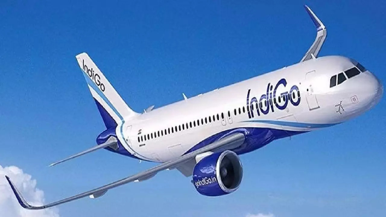 IndiGo flight landing