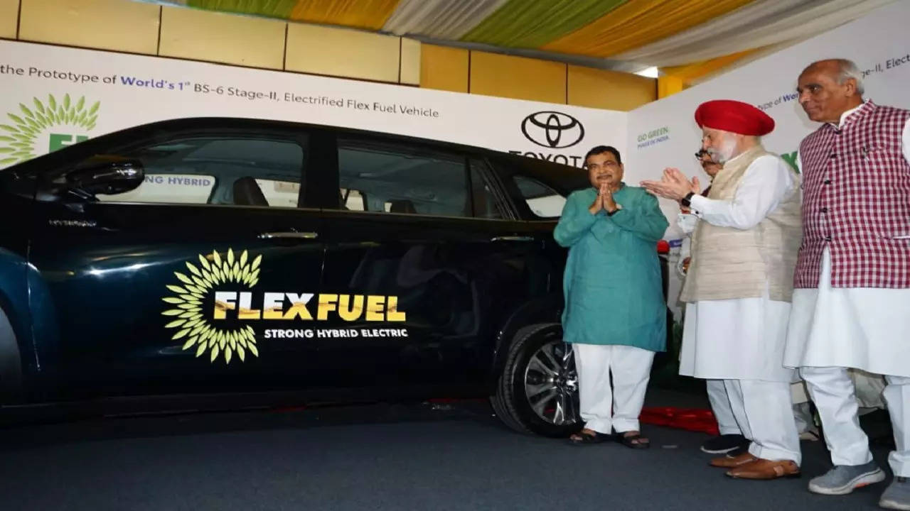 toyota worlds first 100 ethanol powered innova crysta