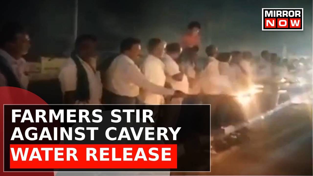 Cauvery Water War: Karnataka Farmers Stage Protest Against Release Of ...