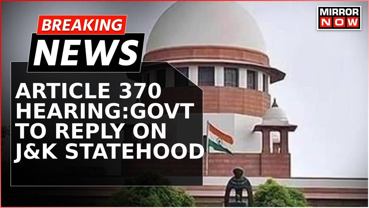 Article 370 Case | 'Ready For Elections In Jammu Kashmir Anytime Now ...