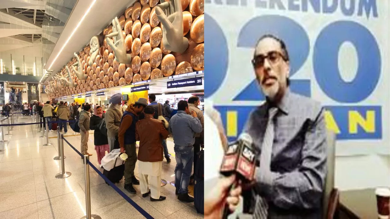 The banned outfit Sikhs For Justice (SFJ)  group issued a threat stating that its operatives would now storm IGI Airport with Khalistan flags to exact revenge on the detainees