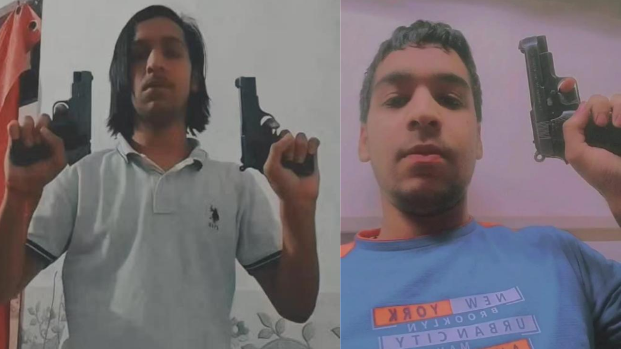 18-year-old Mohammad Sameer instagram filled with pictures of him posing with rifles and pistols and firing them into the ai