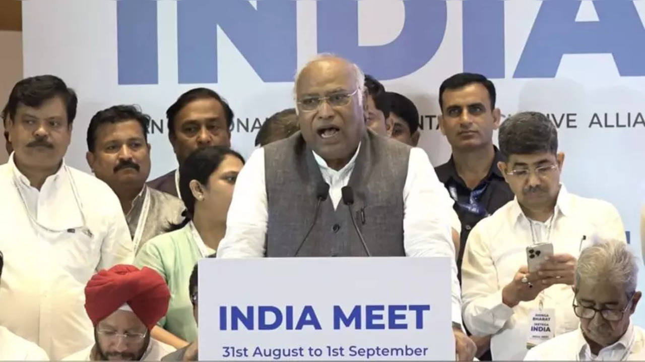 After INDIA Meet, Kharge Says PM Modi Will Never Work For Poor