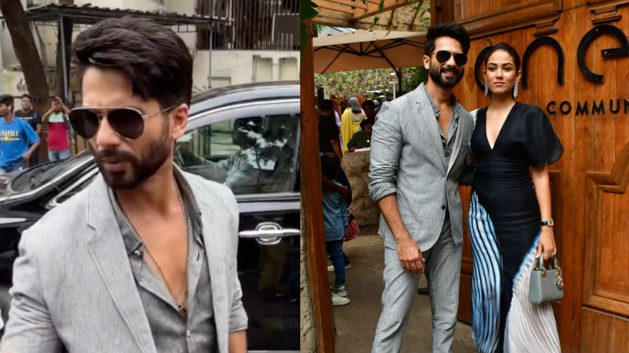 Chilla Kyu Rahe Ho! Shahid Kapoor Schools Paps For Shouting His Name For Pictures At Ruhaan Kapoor's Wedding Bash