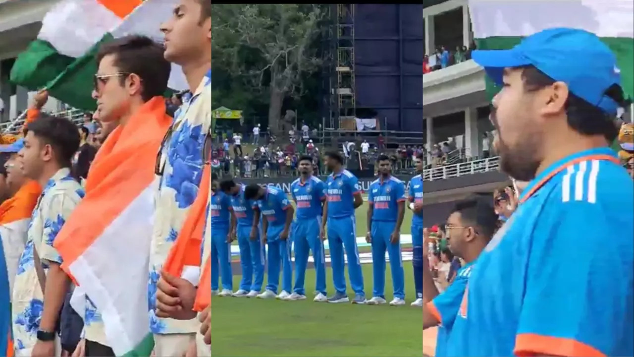 IND Vs PAK Asia Cup 2023: GOOSEBUMPS! Crowd At Pallekele Sings National Anthem Alongwith Team India - WATCH