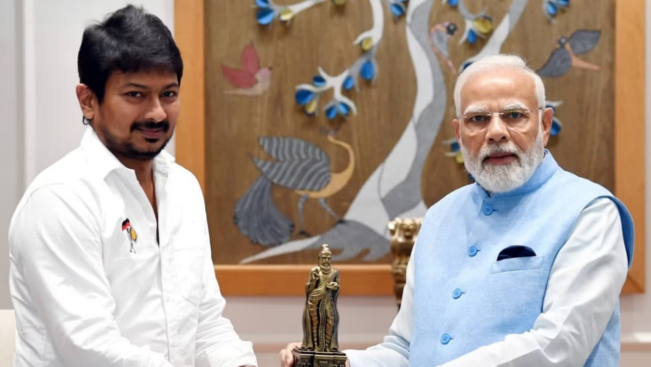 Udhayanidhi Stalin With PM Modi