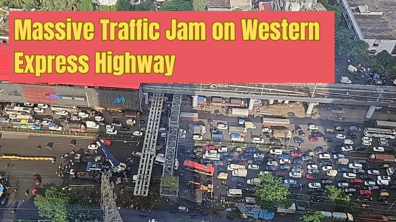 Massive Traffic Jam Covers WEH