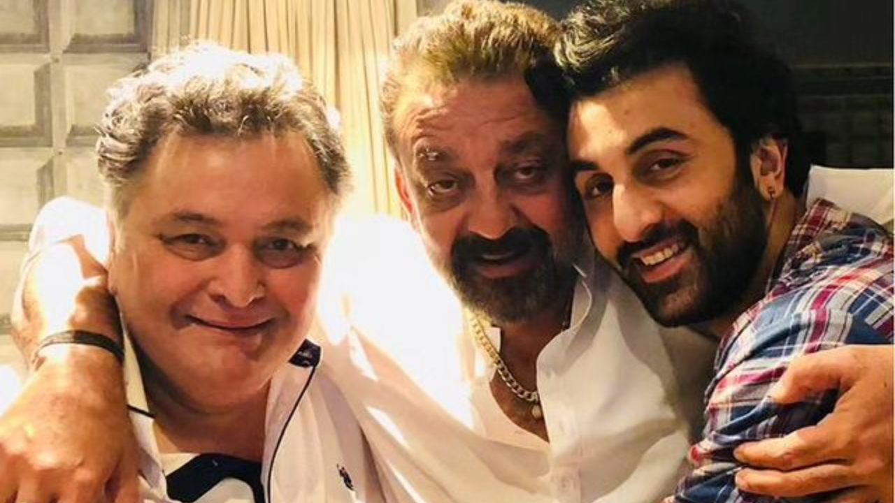 Sanjay Dutt Drops Throwback Pic With Rishi Kapoor, Ranbir Kapoor: Void Chintu Sir Left Is Palpable