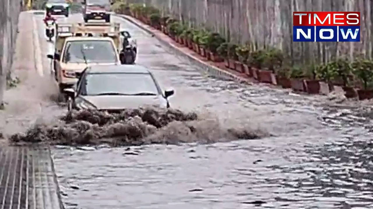 Hyderabad: Heavy Rain Leads To Waterlogging, Traffic Snarls; Check Forecast