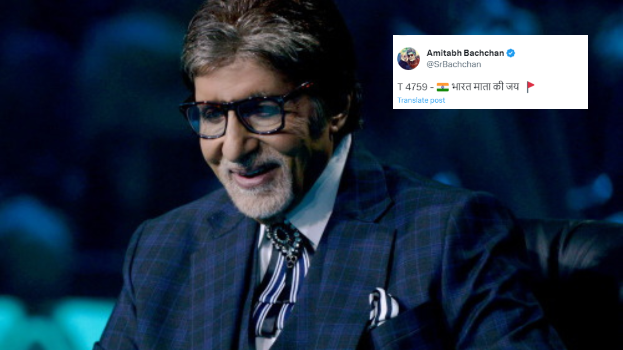 Bharat Mata Ki Jai, Tweets Amitabh Bachchan. Netizens React