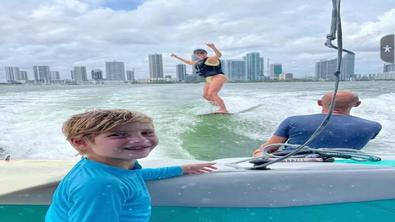 Donal Trump's Daughter Ivanka Shows Off her Surfing Skills  | Watch Video