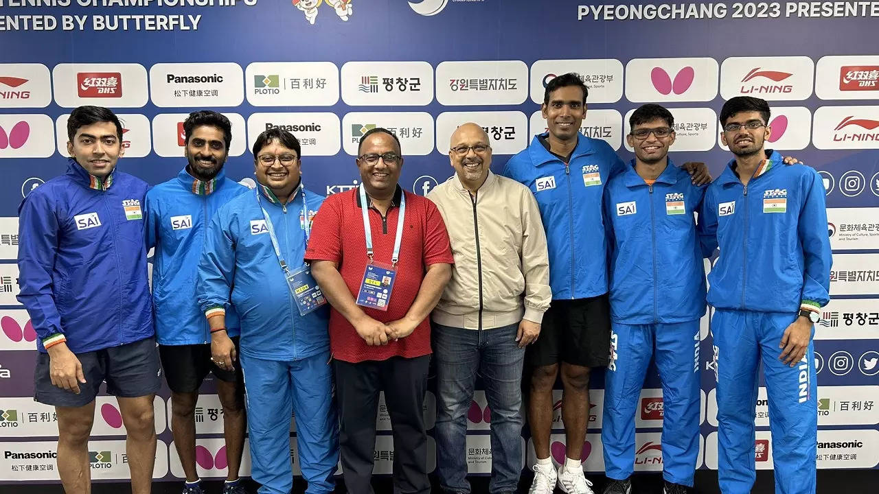 Indian Men's Table Tennis Team Signs Off With Bronze At Asian ...