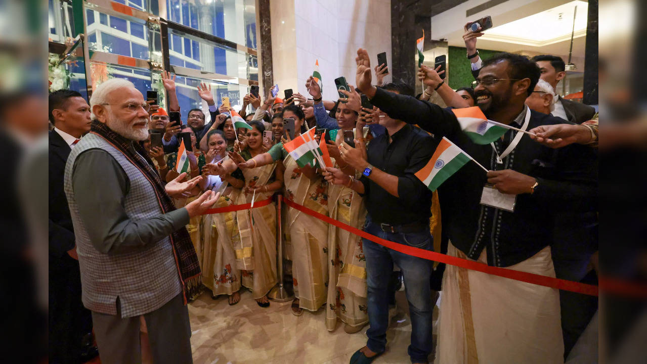 Watch: Amid 'Modi-Modi' Chants, PM Welcomed By Indian Diaspora In Indonesia (Photo: Twitter/PM Modi)