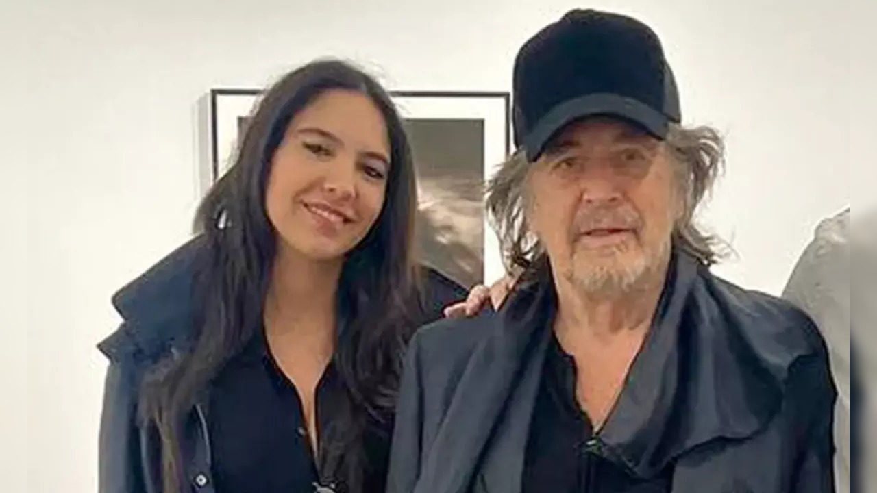 Al Pacino with now-ex girlfriend, Noor Alfallah