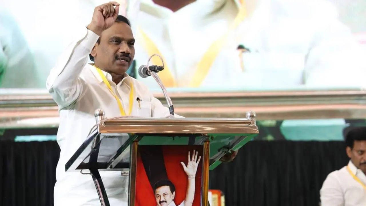 After Udhayanidhi, DMK MP A Raja Compares Sanatan Dharma To HIV