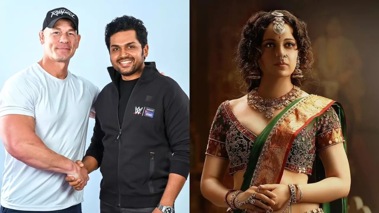 Top South News: Karthi Drops Pic With John Cena, Kangana Ranaut's Chandramukhi 2 Release Date Postponed?