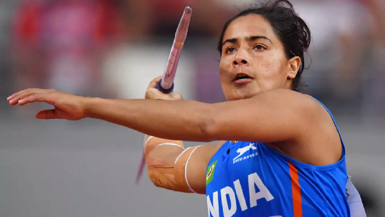 ​Annu Rani Finishes Seventh In Javelin Throw Event ​At Brussels Diamond League 2023.