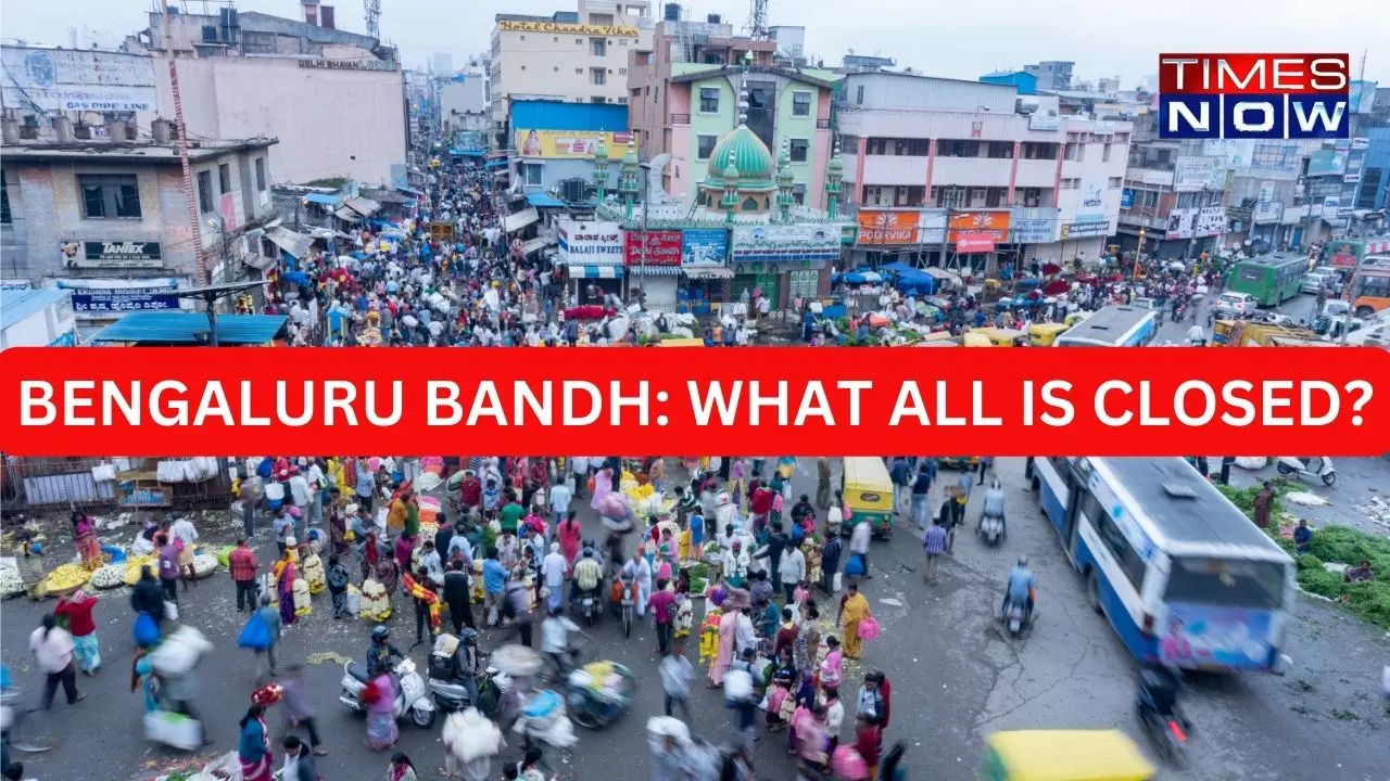 BENGALURU BANDH WHAT ALL IS CLOSED