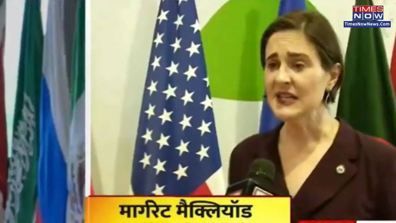 G20: VIDEO | Fluently Speaking Hindi! When US spokesperson Margaret MacLeod clarified stand on Cryptocurrency, Food, Fuel, Fertiliser