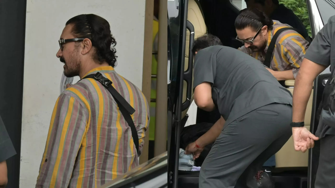 Exclusive! Aamir Khan Spotted At Private Airport In Mumbai. Actor Looks Dapper In Kurta