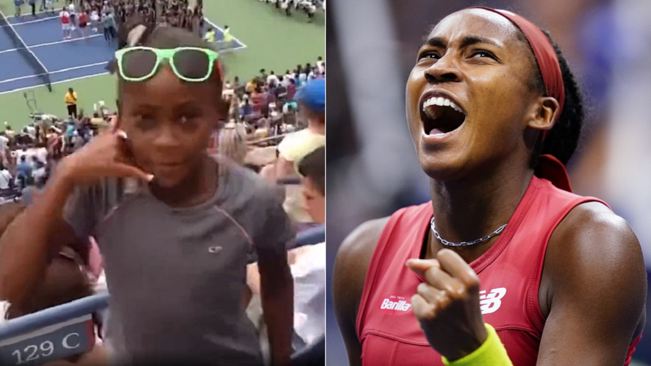 Coco Gauff's old video of dancing in the stands as a kid goes viral after her US Open 2023 title win