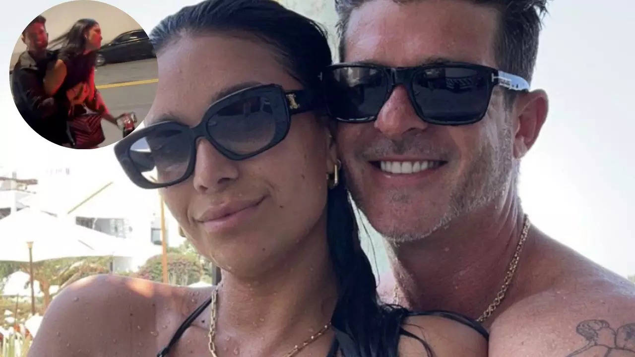 Singer Robin Thicke Misbehaves With Fiancée April In Inebriated State. Latter Says, 'Leave Me Alone'