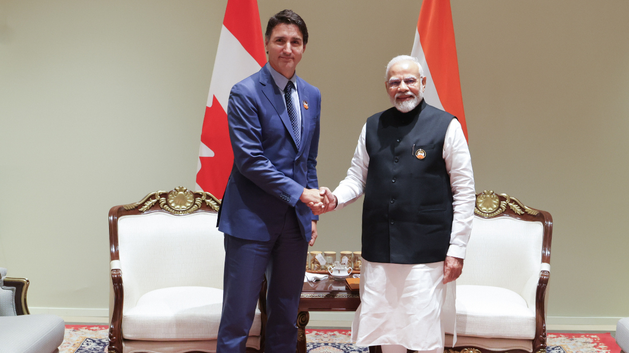 PM Modi Meets Justin Trudeau