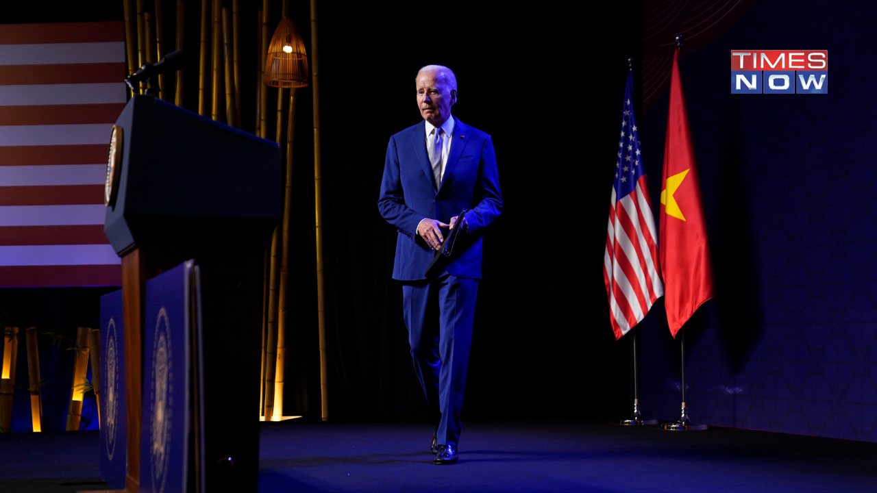 White House Staff Abruptly End Biden's Press Conference in Vietnam, Video Goes Viral