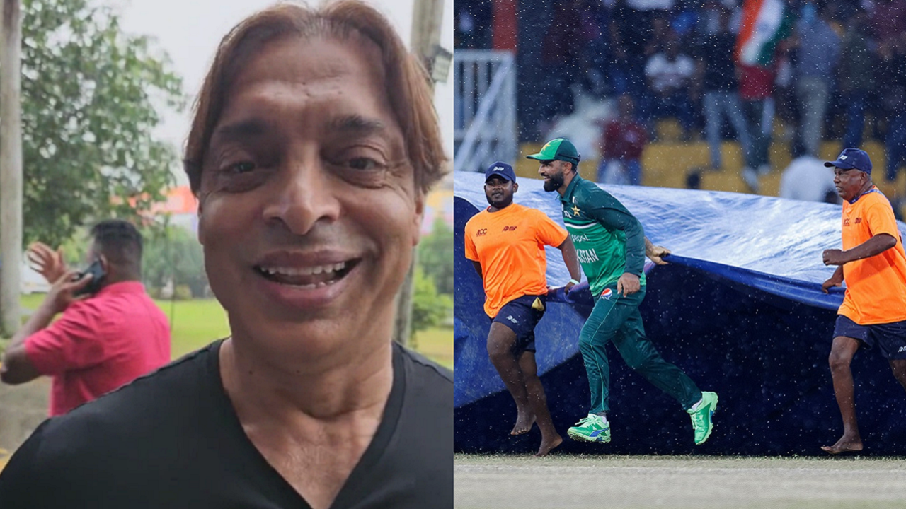 Shoaib Akhtar reacts after rain saves Pakistan after defeat in Asia Cup 2023 Super fours match against India