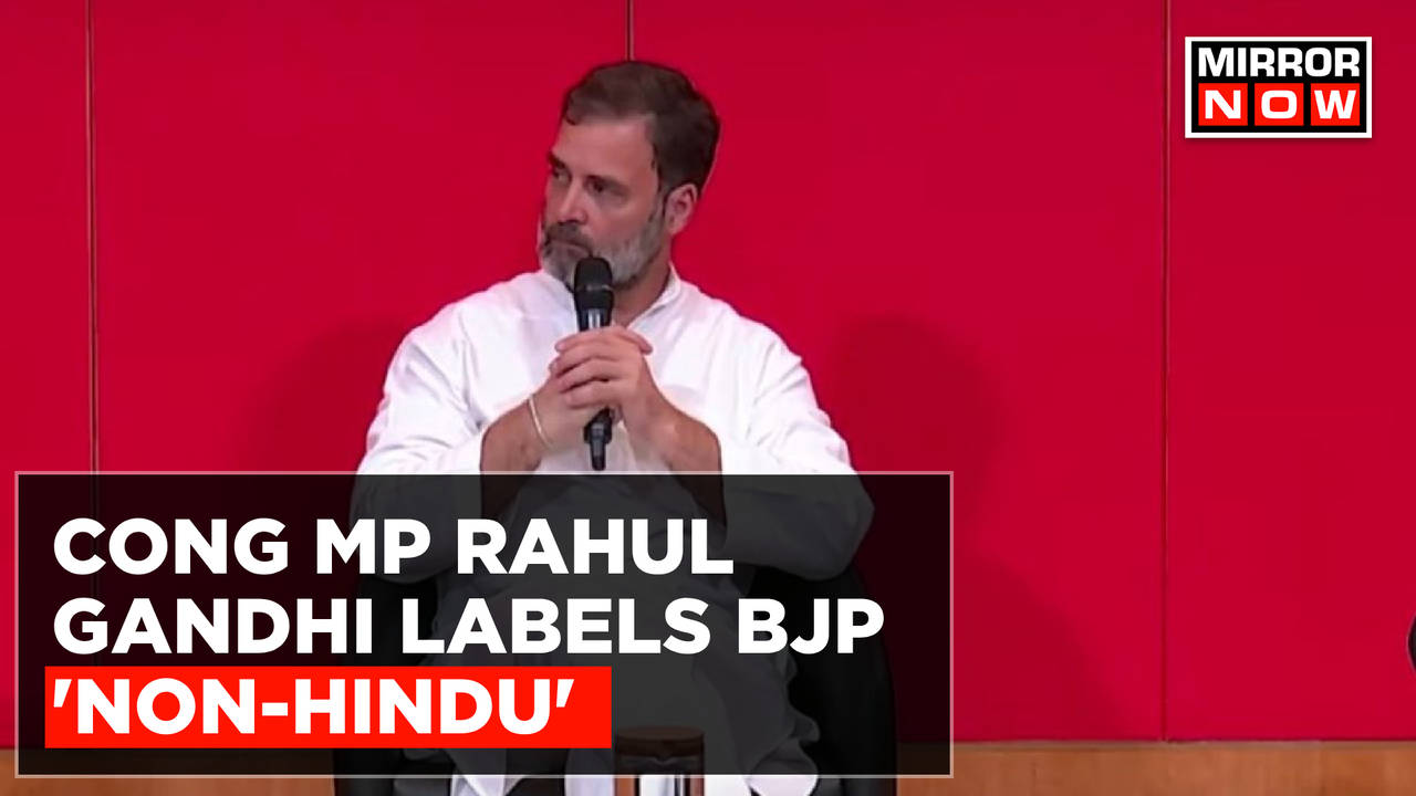 Congress Leader Rahul Gandhi Labels BJP 'Non-Hindu' During France Visit ...