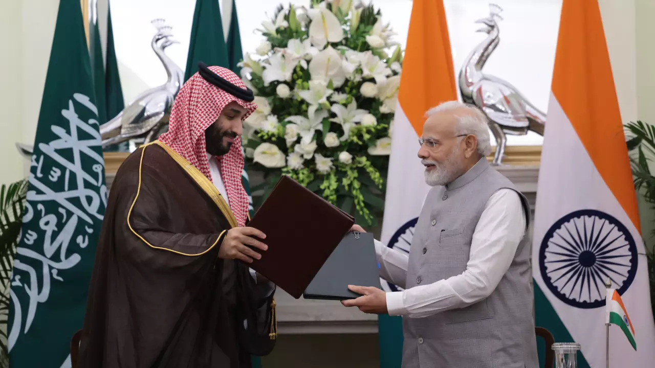 pm modi and Saudi Crown Prince