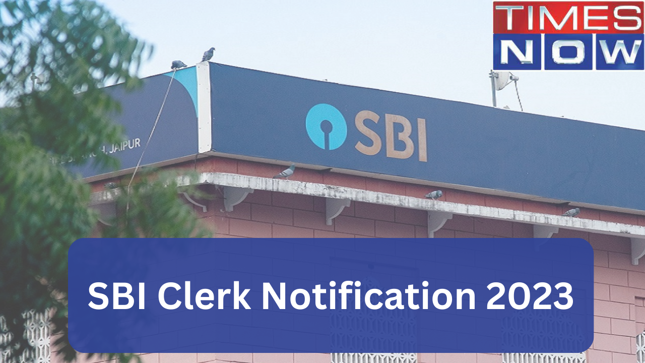 SBI Clerk Notification 2023