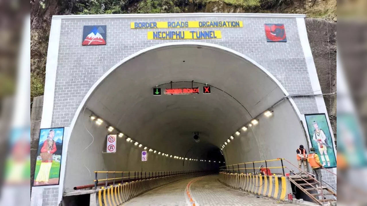 Big Boost to India's Infra At Borders: Nyoma Airfield, Nechiphu Tunnel, 90 Other Projects Inaugurated