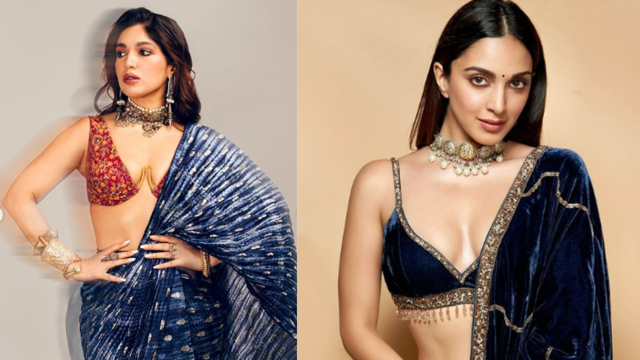 10 Hot Backless Saree Cholis On Bollywood Celebrities 