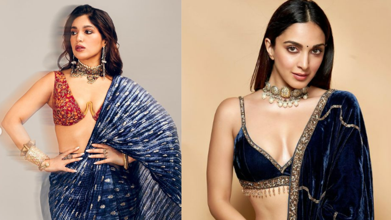 Bollywood actress in risque blouses. Pic Credit: Instagram