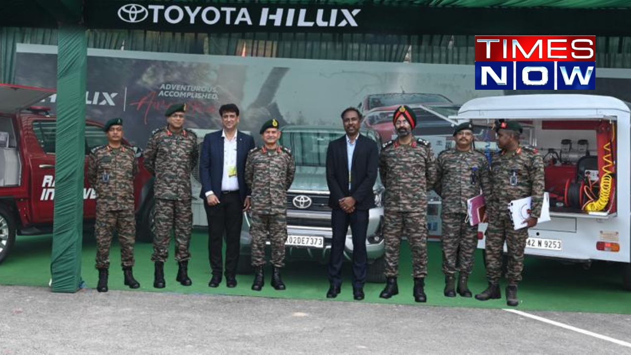 Toyota Showcases Two Special Purpose Hilux Pickup For Indian Army