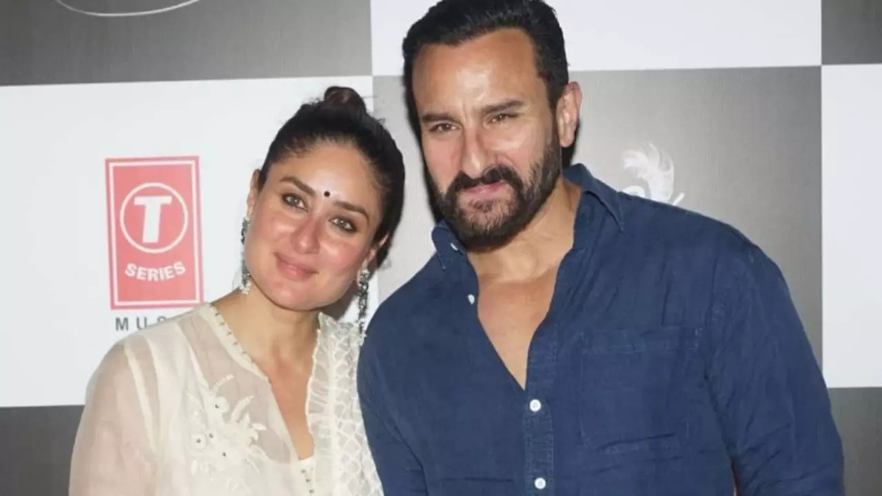 Kareena Kapoor Khan with Saif Ali Khan