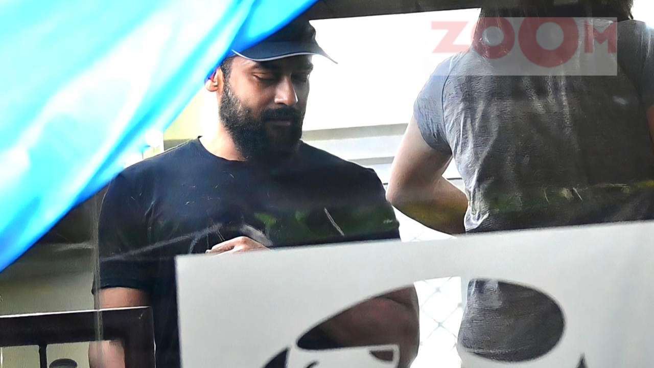 EXCLUSIVE! Suriya Sivakumar Spotted At Pet Clinic Donning Casual Look. PICS