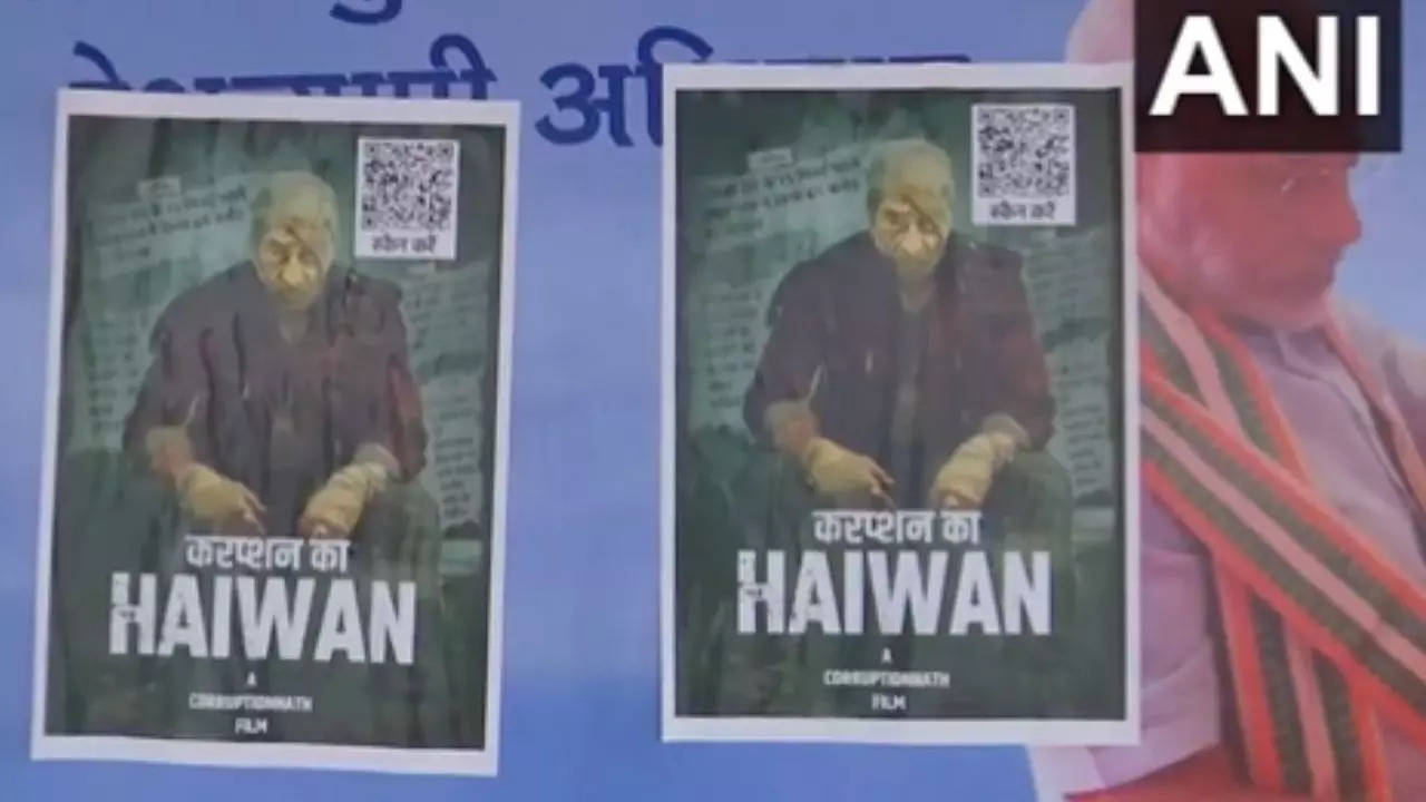 'Corruption Ka Haiwan’ poster